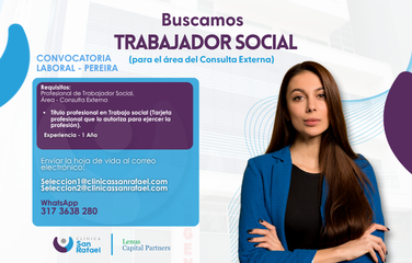 Trabajador Social (para el área del Consulta Externa)
