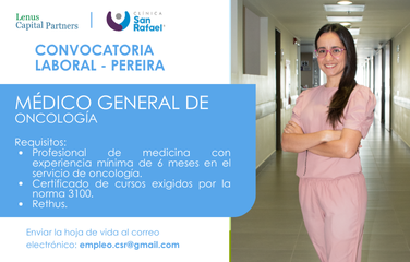 Médico General de Oncología